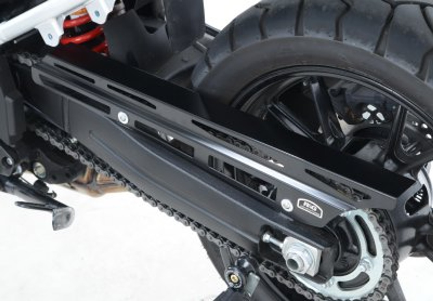 R&G Racing Aluminium Chain Guard (Silver) for the Suzuki V-Strom 1000 '14-'19 / V-Strom 1050 '20-'22 R&G Racing Aluminium Chain Guard (Silver) for the Suzuki V-Strom 1000 '14-'19 / V-Strom 1050 '20-'22